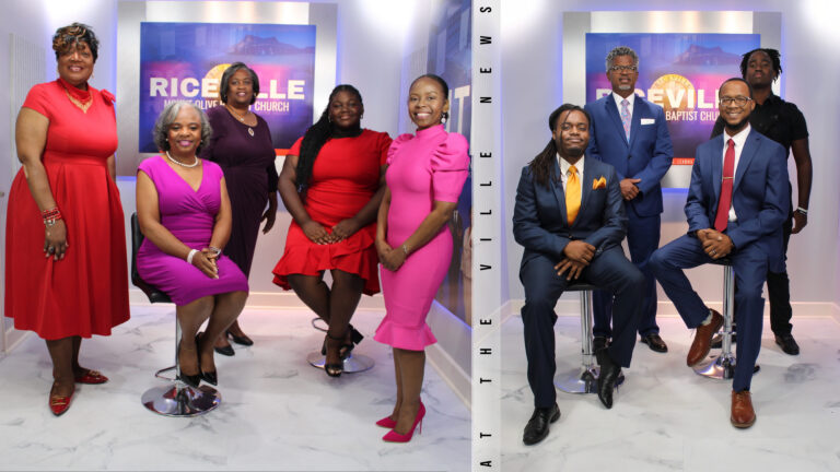 At The Ville On Camera News Team