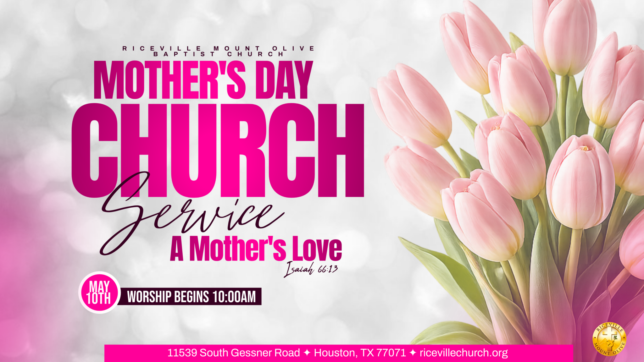 Join us this Mother’s Day as we honor, celebrate, and give thanks for the gift of mothers. 💐 Worship begins at 10:00 AM. 🙌🏾